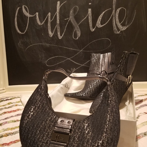 ❤❤NIB CHRISTIAN DIOR Street Chic Heeled Boots NIB - Picture 6 of 8